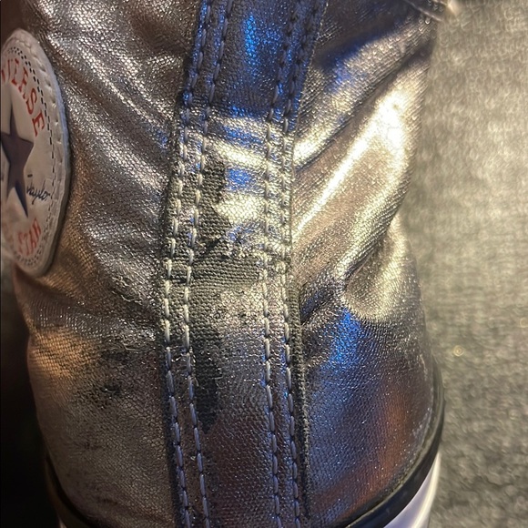 Converse Silver White Sneakers Classic Design - Picture 5 of 8